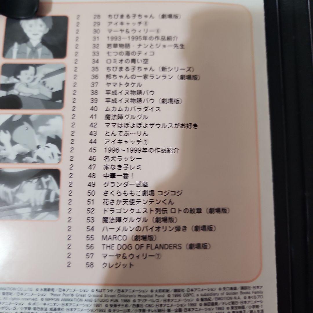 世界名作劇場　アニメ DVD　１５１分