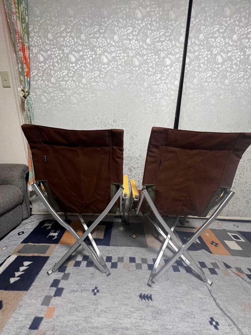 ２個　スノーピーク　ローチェアー30 ブラウン