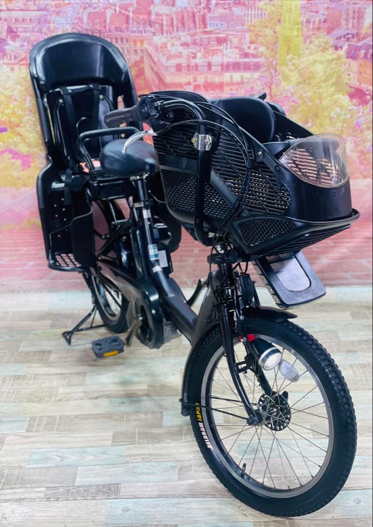 K3229 [大容量12.3Ah]電動自転車ヤマハパスキス子供乗せ 20インチ