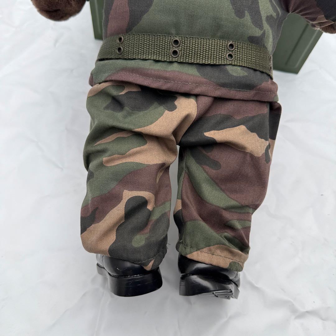 Bear Forces of America　テディベア迷彩服　ピンバッチ付き