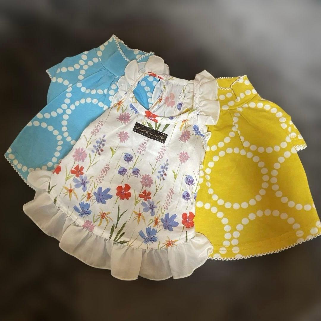 アトリエgg ワンピースとスモックの三点セットサイズ18