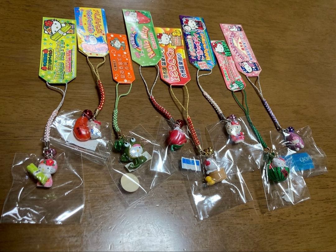 希少 激レア 新品 ご当地 ハローキティ 47都道府県 コンプセット ストラップ