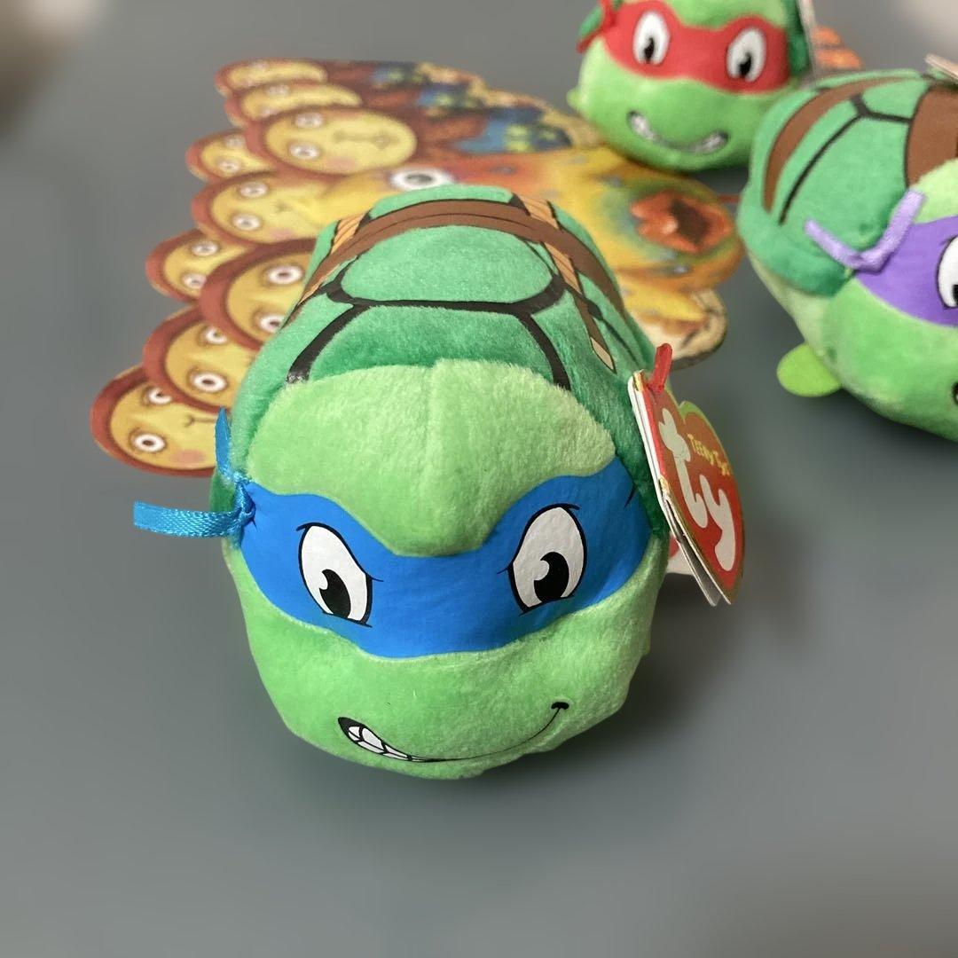TMNT タートルズ ty ぬいぐるみ　タグ付き　4個セット