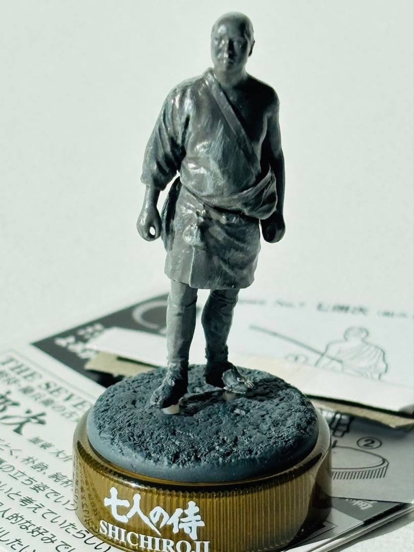 よみがえる巨匠の現場　七人の侍編　黒澤明　海洋堂　モノクロ8種セット