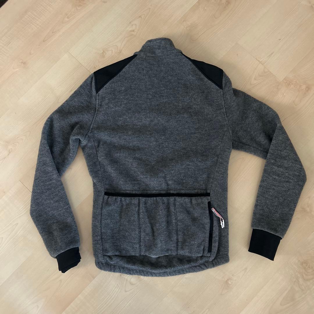 CAFE DU CYCLISTE フリースサイクルジャージグレーメンズM