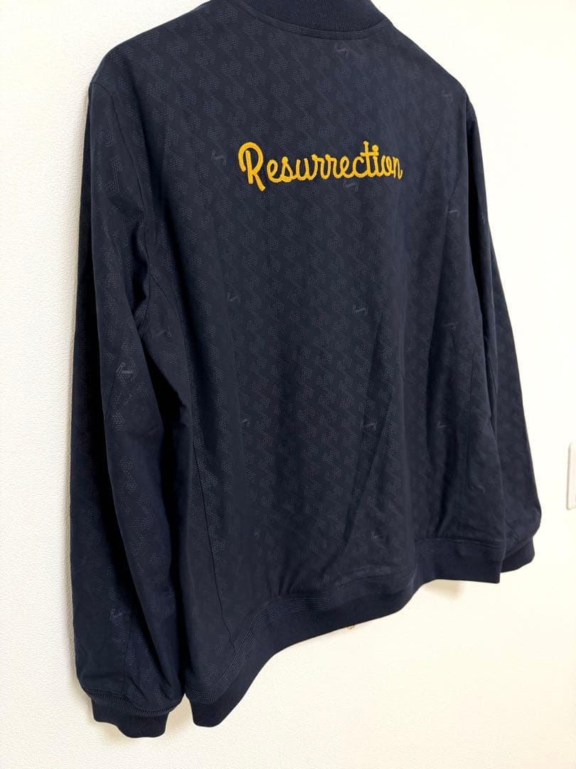 Resurrection GMエンボスライトブルゾン　メンズLサイズ