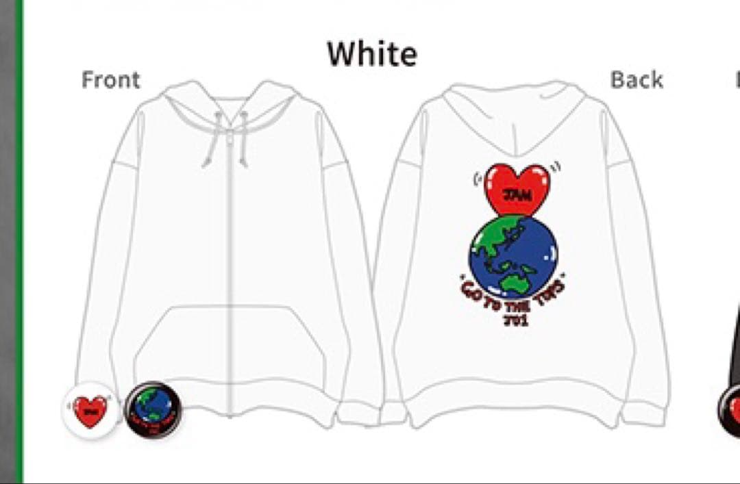 JO1 OTD GO TO THE TOPS パーカー