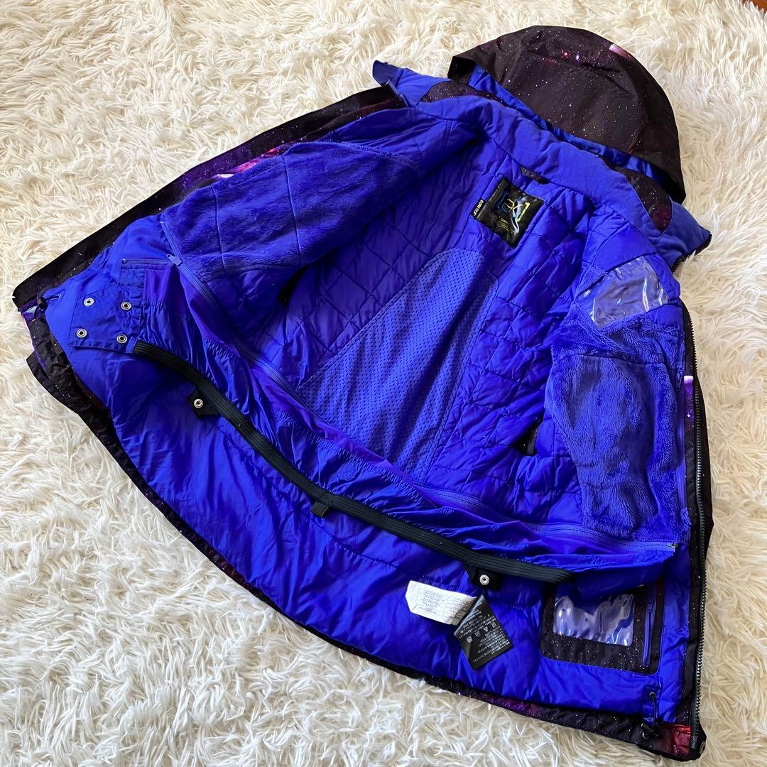 #2i✨ak burton✨ゴアテックス スノボウェア 宇宙柄 レディースXS