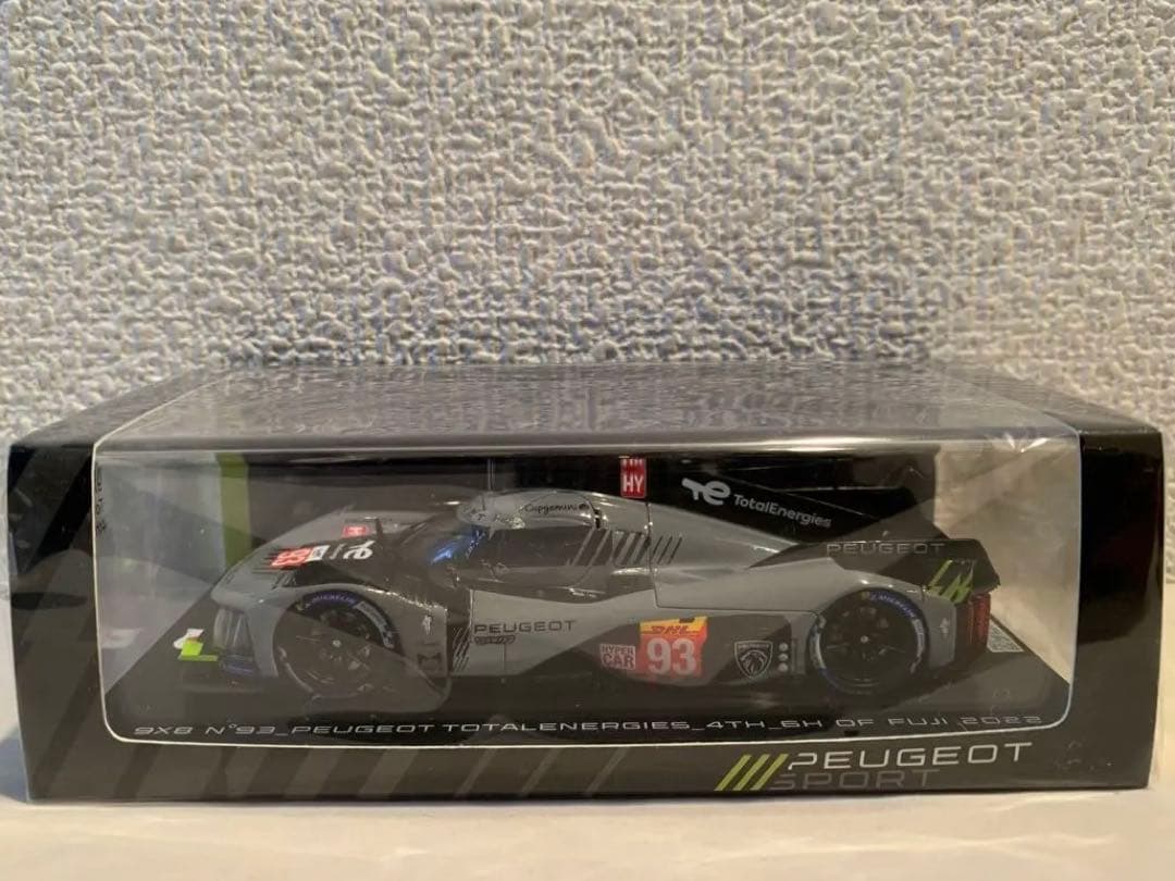 リアウィングレス！1/43 プジョー 9X8 WEC IN JAPAN 2022