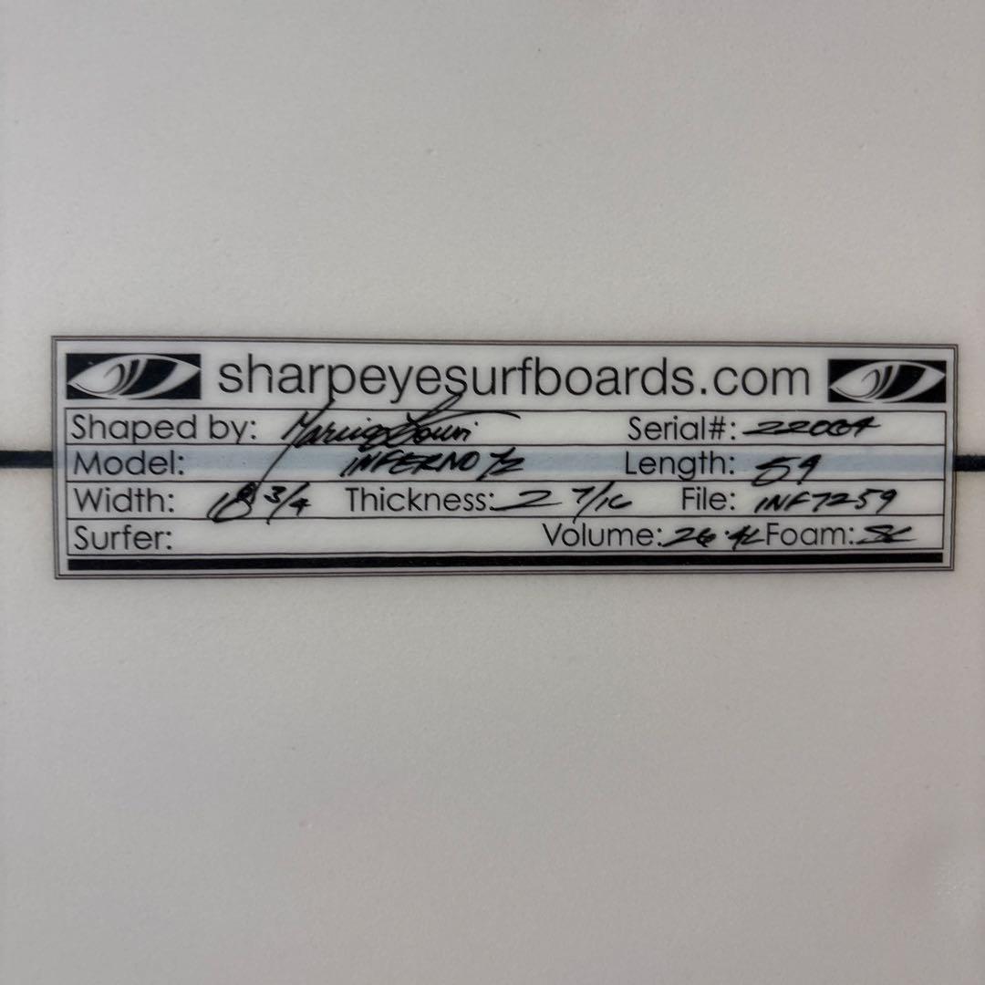 SHARP EYE INFERNO72 シャープアイ 5'9\"