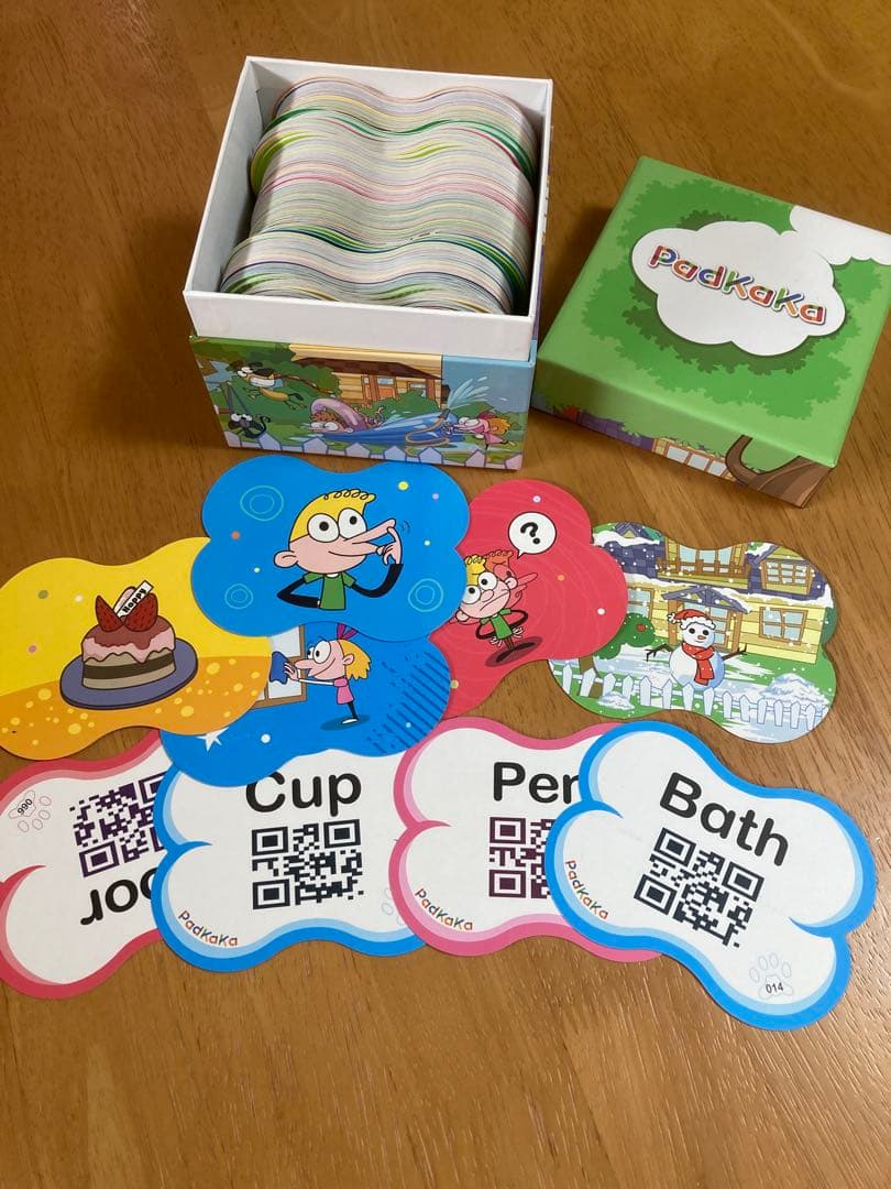 単語カード　幼児・子ども用　英語教材『PadKaKa（パッドカカ）』新品！