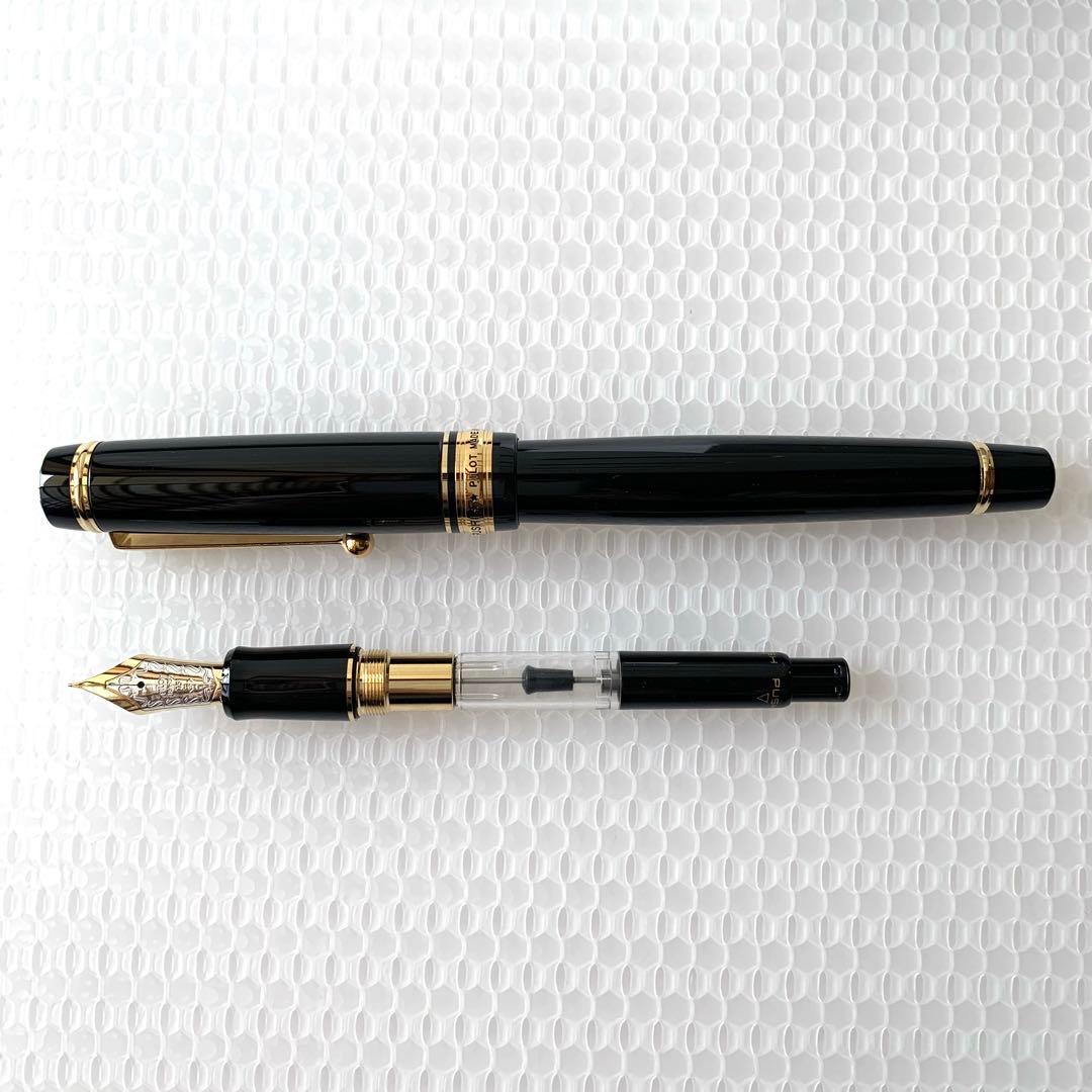 [美品 ほぼ未使用] パイロット カスタム845万年筆 F(細字)