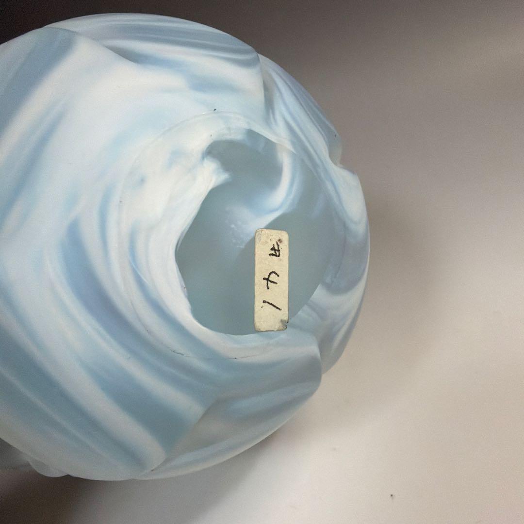 藤田喬平 手吹硝子 金箔入 オブジェ　花瓶 灰皿