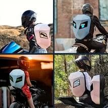 スマホアプリで文字や装飾を変えられる自転車夜間等追突防止等にもモーターサイクル用