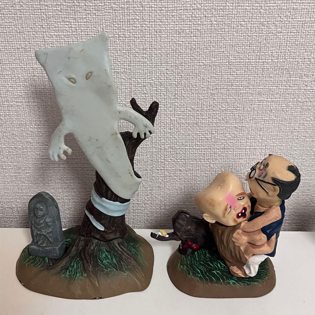 ゲゲゲの鬼太郎　カバヤ　水木しげるの妖怪シリーズ　妖怪事典　フィギュア　セット