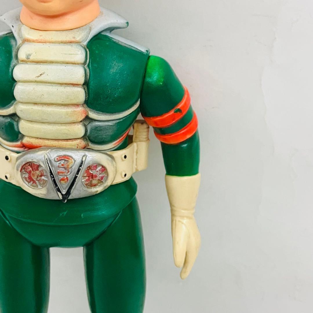 旧バンダイ 仮面ライダーV3 ソフビ 当時物 マスク等無し スタンダード