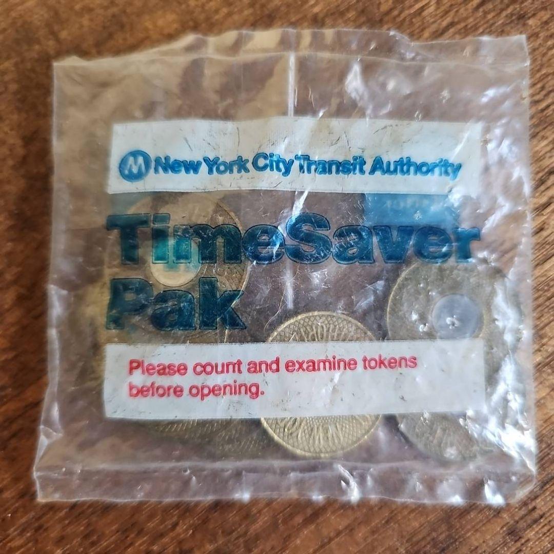 ニューヨーク地下鉄トークン 未開封袋入り