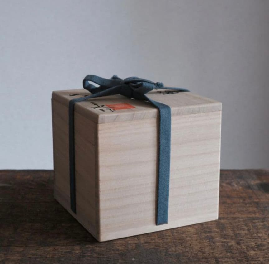 【希少な焼〆】　泉田之也　窯変　のだ窯　備前茶碗　積層　ぐい呑　共箱　桃山陶