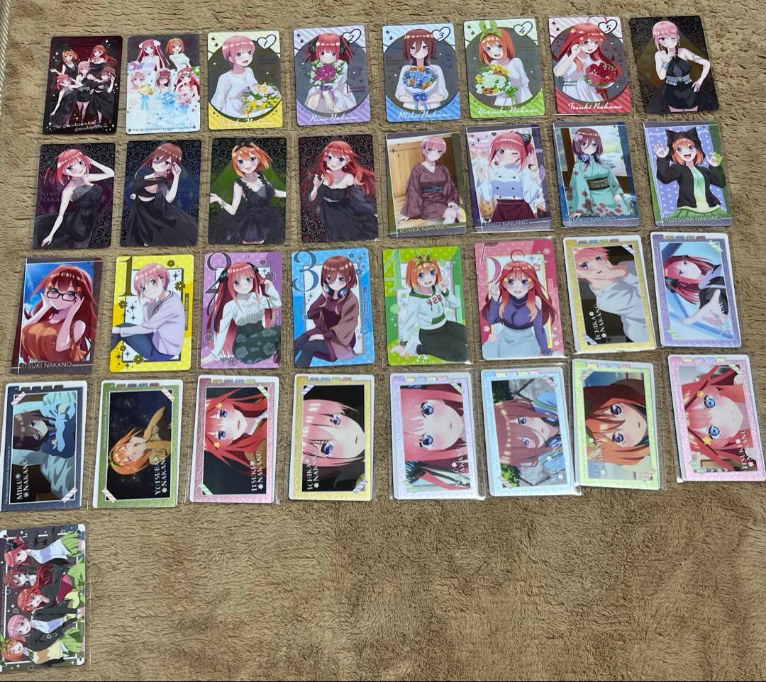 五等分の花嫁ウエハース　メタルカードコレクション　過去弾コンプリート