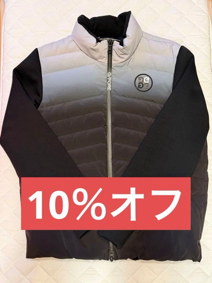 G/FORE グレー ブラック グラデーションダウンジャケット サイズ2