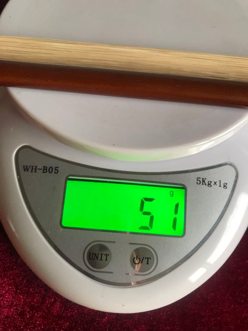 半額・二胡弓★ 中古品★紅竹★王小廸製作★上級者用★純100%白馬尾毛