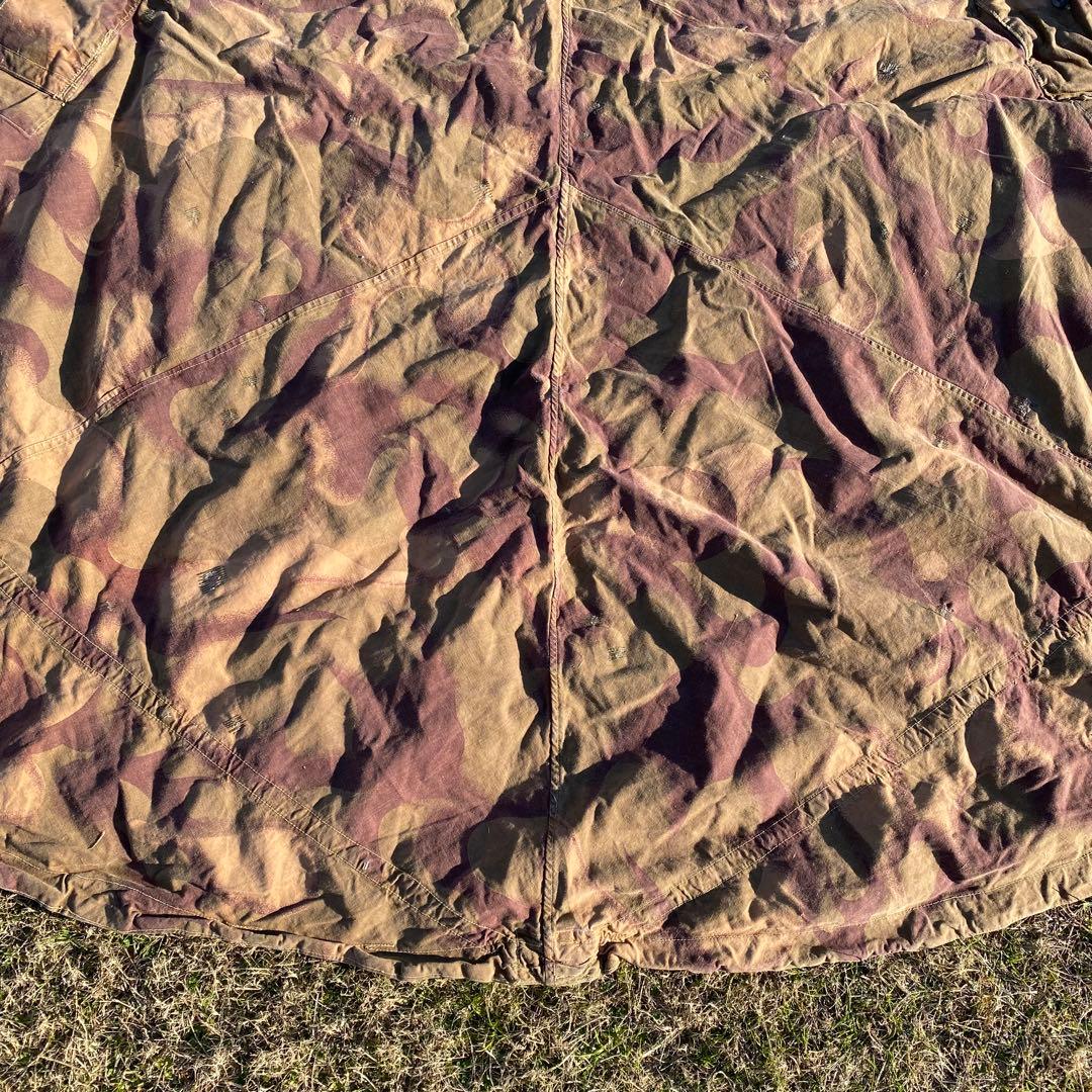 【超レア】ハンガリー軍幕　初期型　扇型　２枚②　迷彩　ハリケーンカモ　ミリタリー