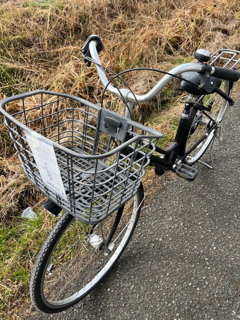 名古屋市内配達無料26インチ内装3段変速黒シティサイクルママチャリ通勤通学