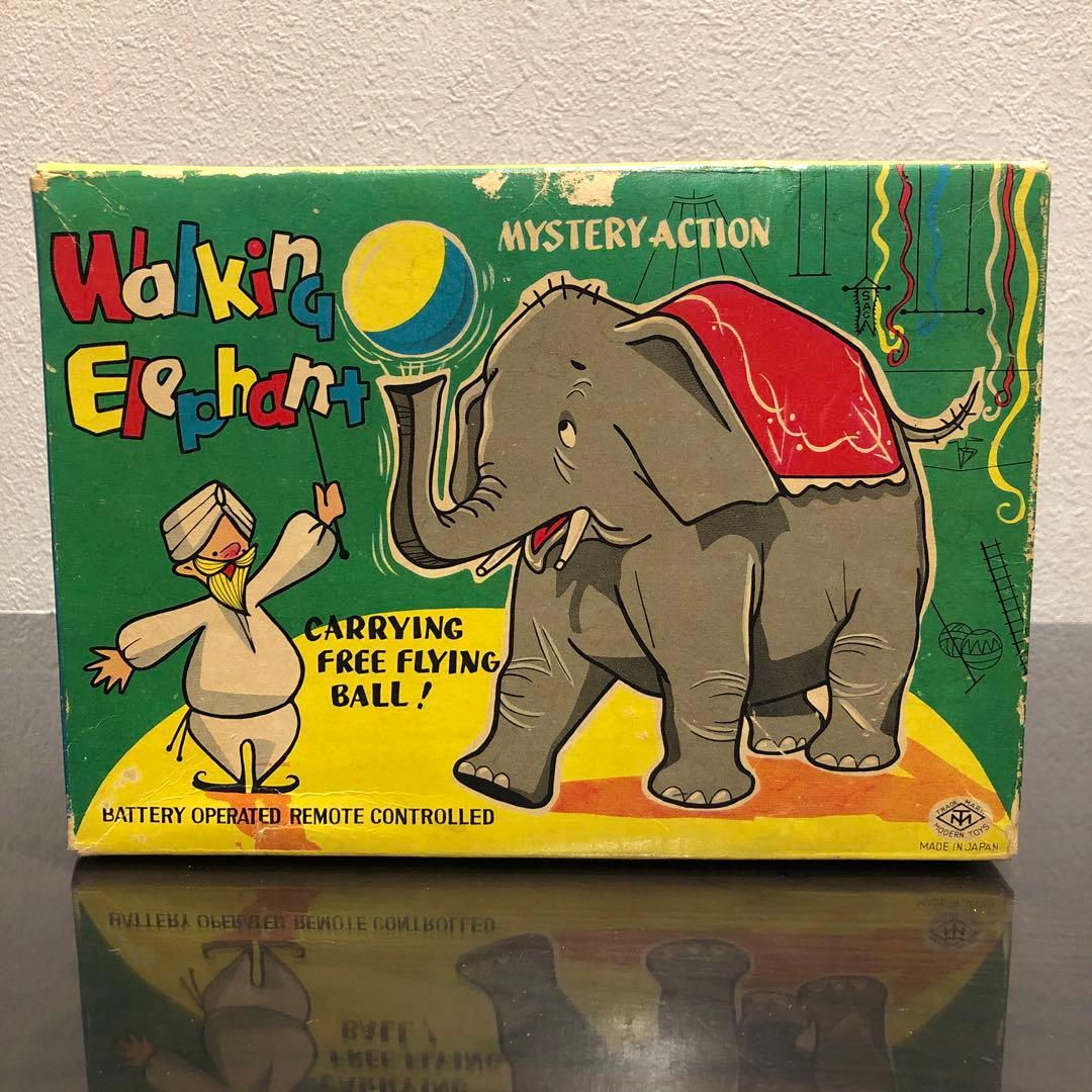 マスダヤ　1960年代製　Walking Elephant ブリキ 増田屋　当時