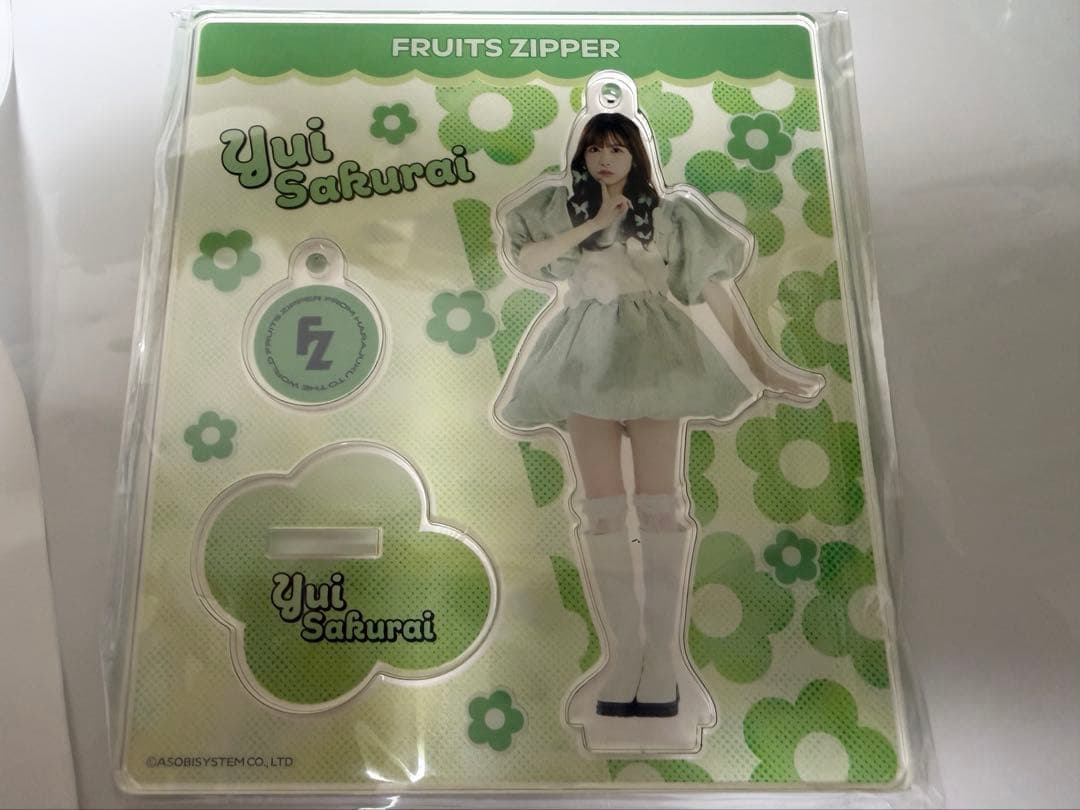 FRUITS ZIPPER 櫻井優衣　アクスタとアクキー計5点セット　ふるっぱー