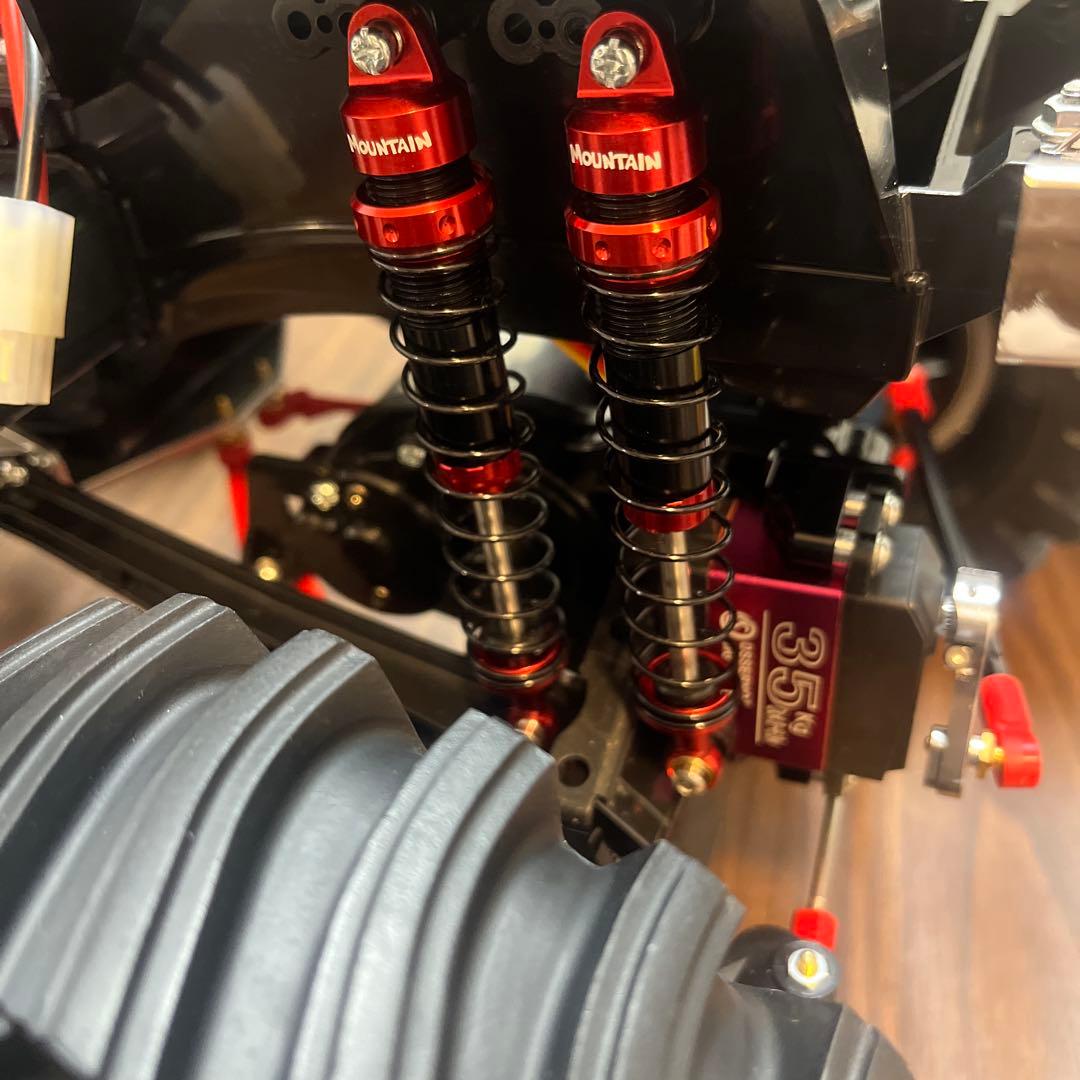 タミヤ スーパークラッドバスター ブラック エディション　OP付き。