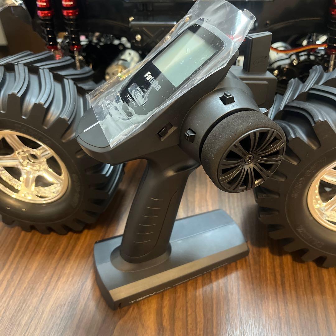 タミヤ スーパークラッドバスター ブラック エディション　OP付き。