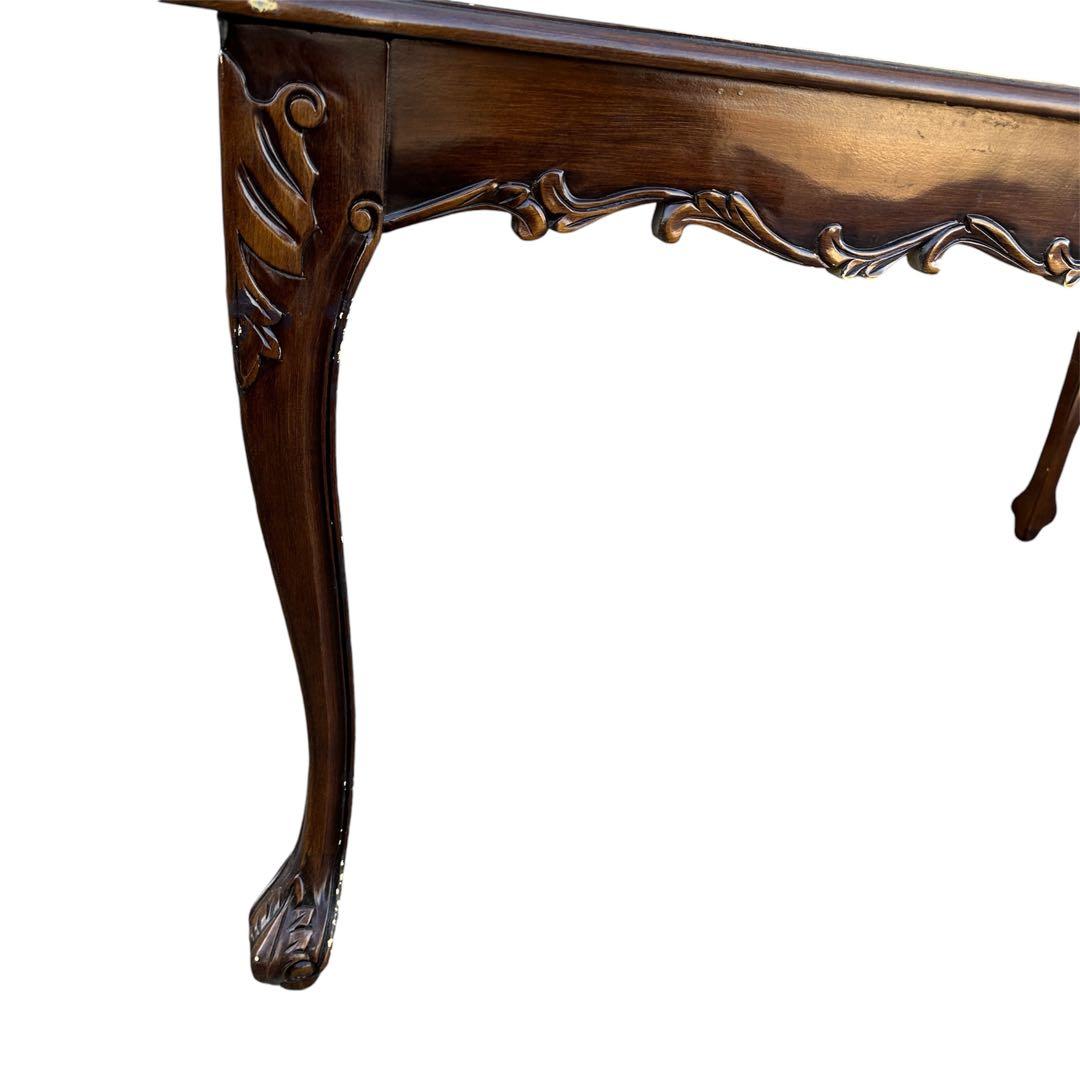 アンティーク　ダイニングテーブル　猫脚　ロココ調　150