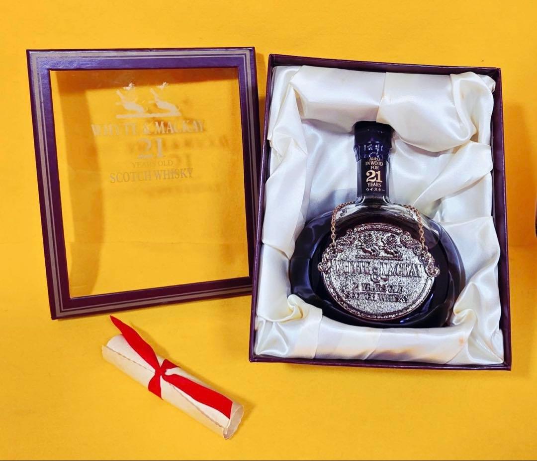 80sホワイトマッカイ21年ウイスキー750ml43%WHYTE&MACKAY