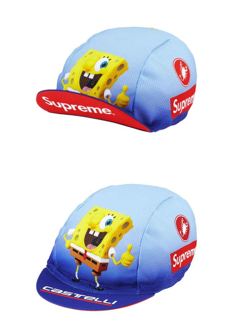 supreme castelli シュプリーム カステリ スポンジボブ キャップ