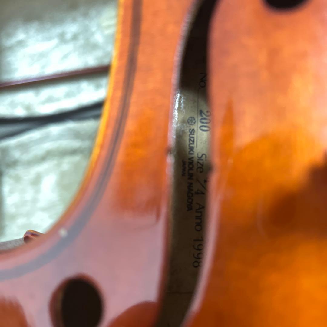 (k) スズキバイオリン　No.200 4/4 Anno1998