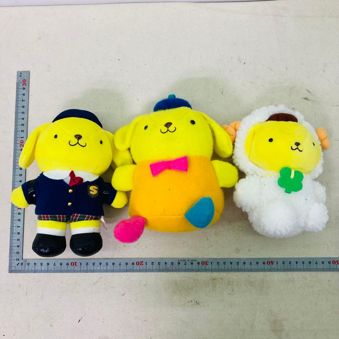 【３種セット★1999年製あり】サンリオ　ポムポムプリン　ぬいぐるみ　マスコット