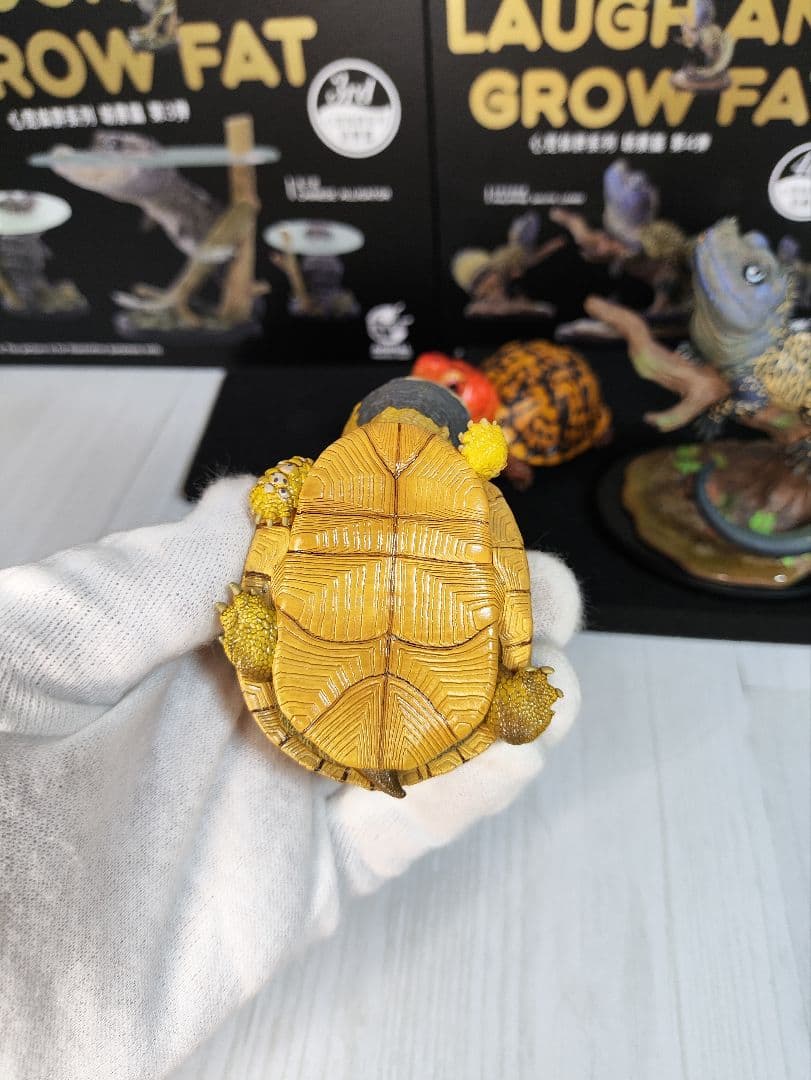 【動物の惑星】★上海展覧会限定ハコガメ2種類★ジオラマ第3、4弾! フィギュア