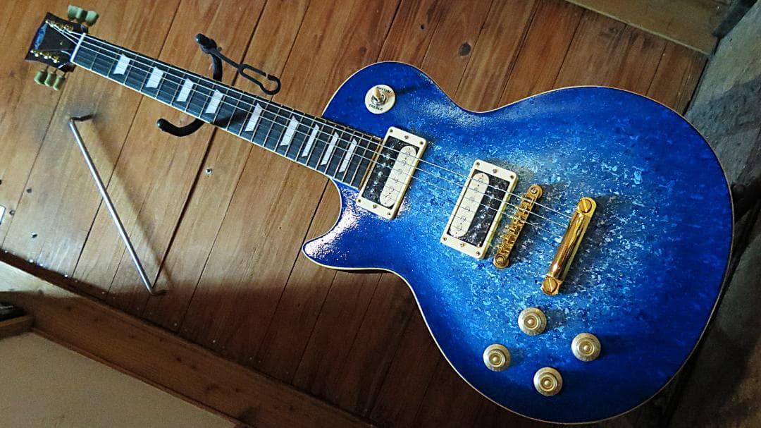 LPLH　豪華仕様ラッカー塗装コイルタップBL　アルニコV　レフティ　左