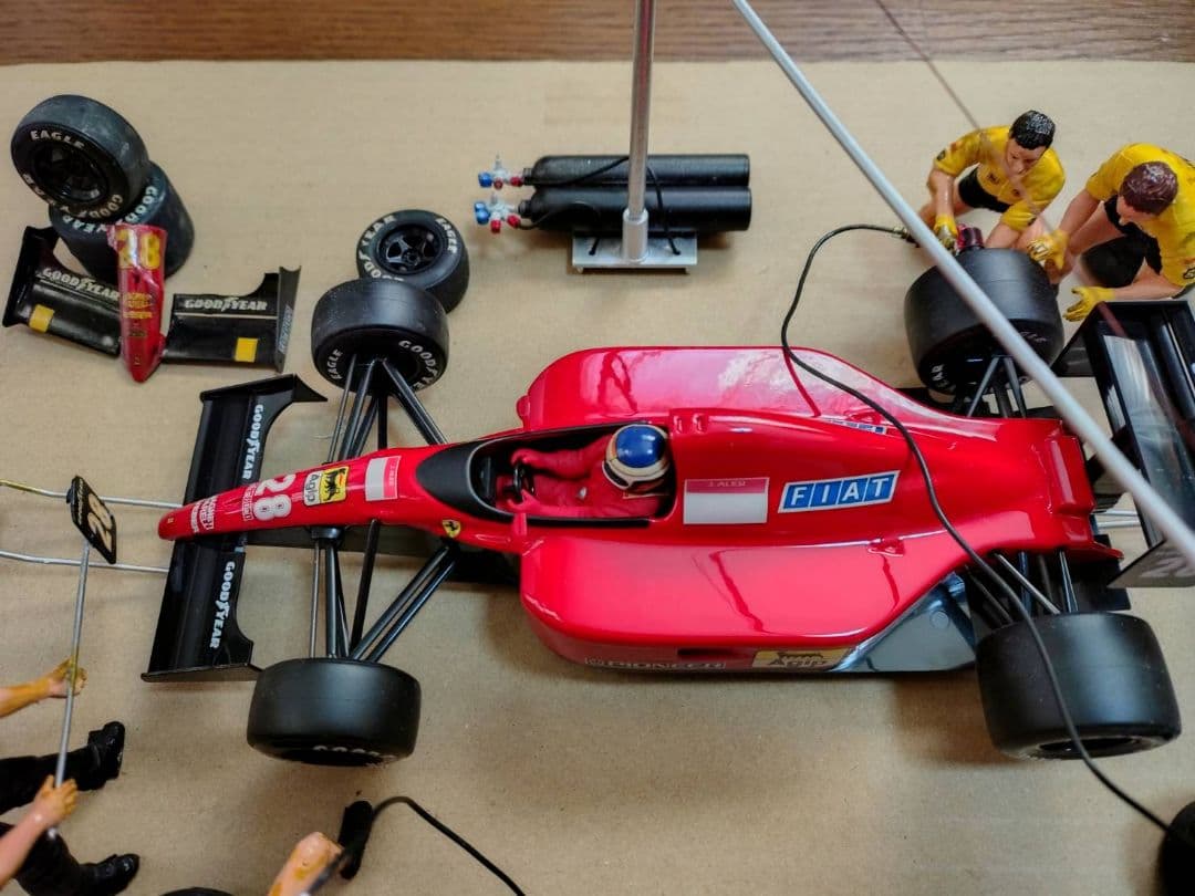 1/20 タミヤ　ミニカー　ピットクルー　セット