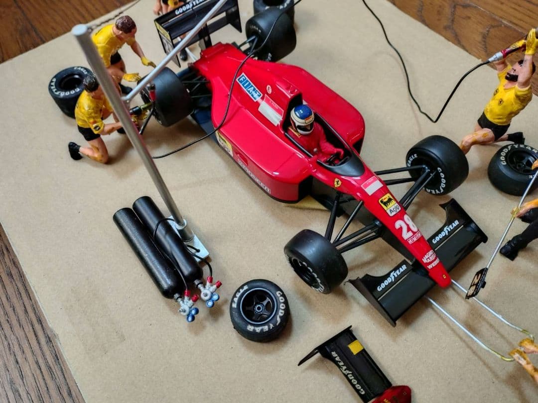 1/20 タミヤ　ミニカー　ピットクルー　セット