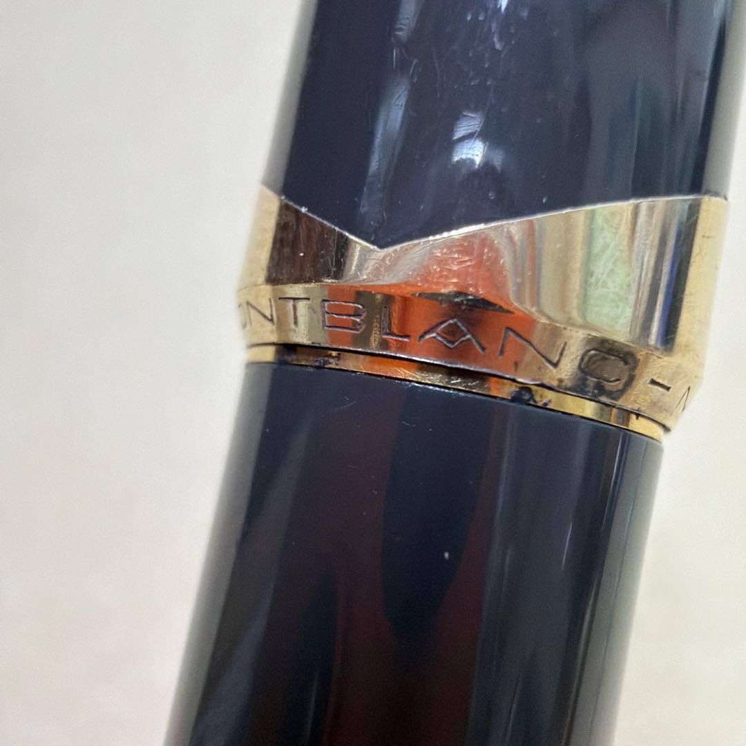 廃盤 MONTBLANC モンブラン No.12 万年筆 グレー 18k 吸引式