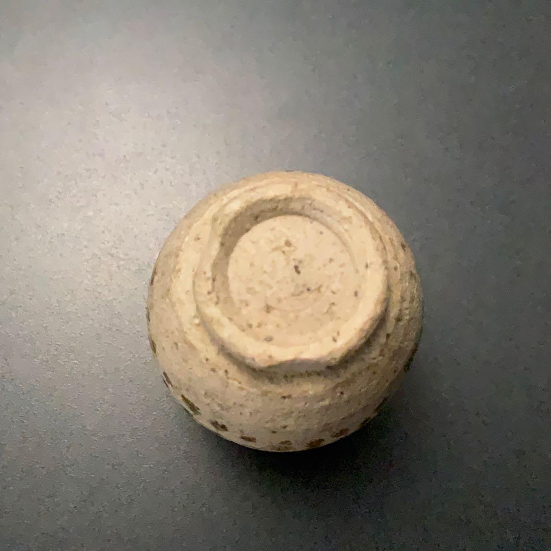 褐釉斑文小壺　タイ　スンコロク　骨董　R1396ダM