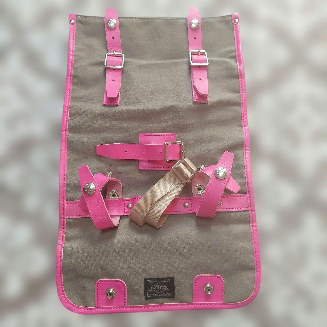 【希少】自転車 ハンドル バッグ ポーター 吉田カバン キャンバスロールバッグ