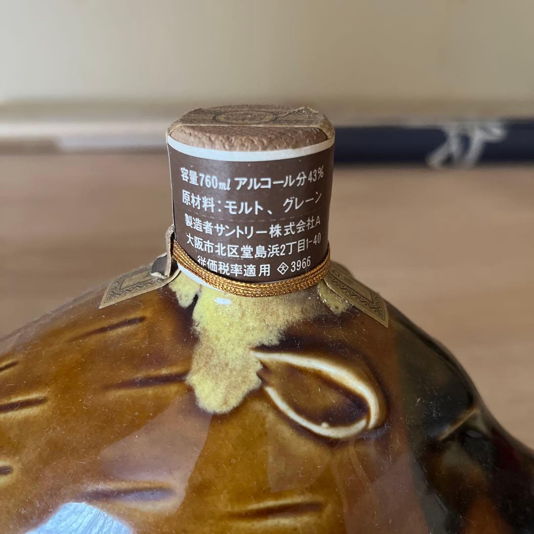 サントリーオールドウイスキー 豚型ボトル 750ml
