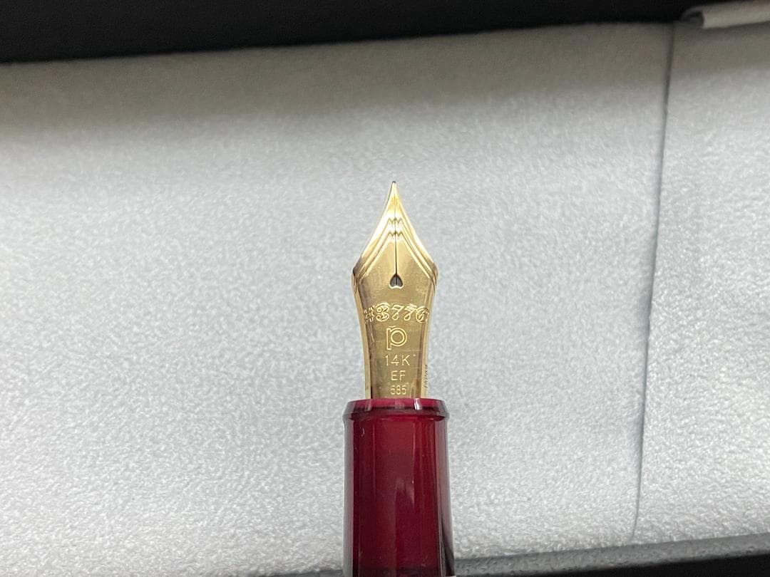 プラチナ万年筆 #3776 センチュリー ブルゴーニュ EF PNB-15000