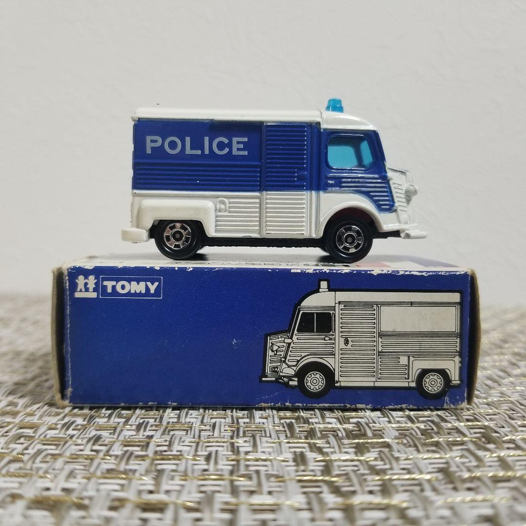 トミカ　青箱　No.F44 シトロエン Hトラック ポリスカー　日本製