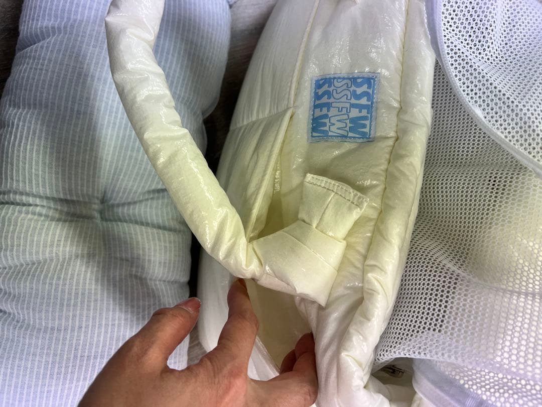 【ssfw】メロウバッグキャリーバッグ（メッシュセット）ファスナー不具合あり