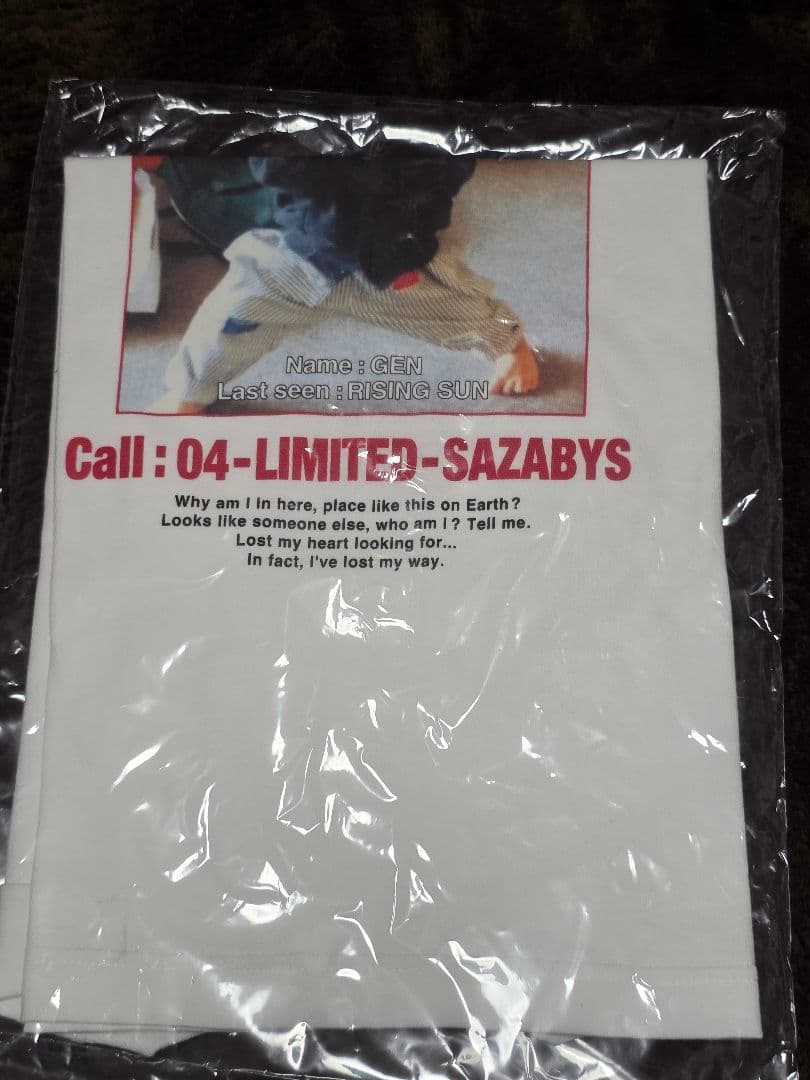 04 Limited Sazabys MISSING T-shirt Mサイズ