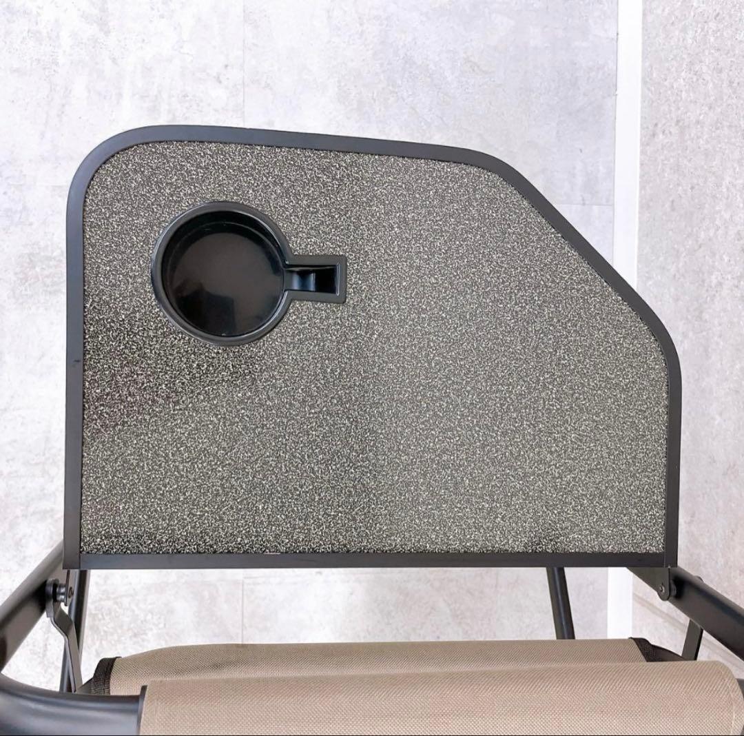 Colemanサイドテーブルチェア(ベージュ) 2脚セット