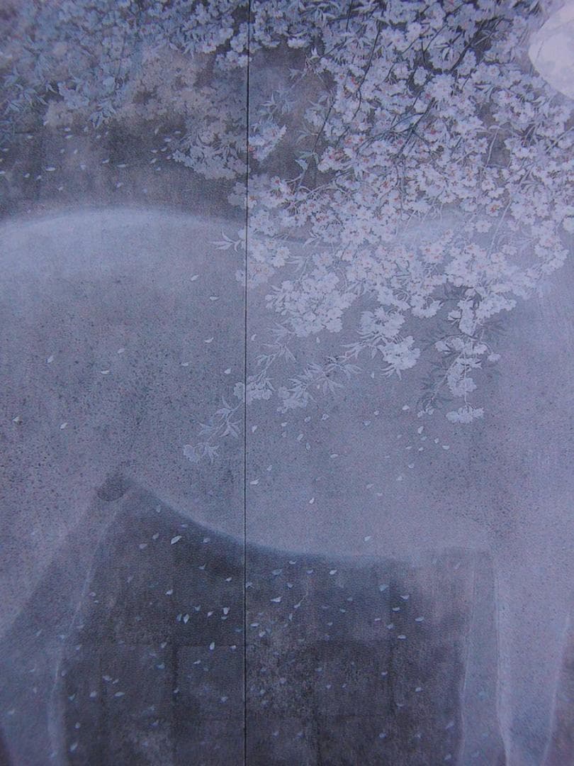 西田俊英、【きさらぎの月】、希少な額装用画集より、新品額装付、